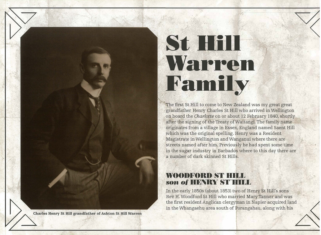 Biography: St Hill Warren Family