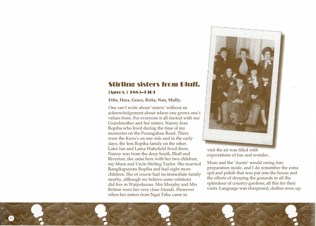 Biography: Stirling sisters from Bluff