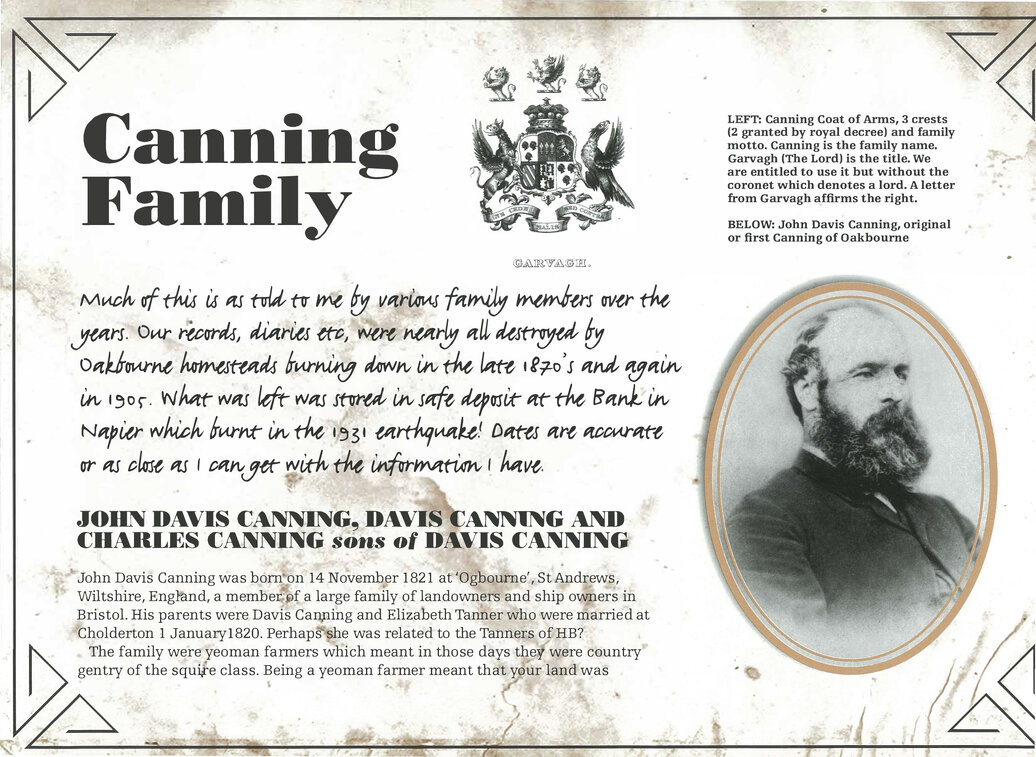 Biography: Canning Family