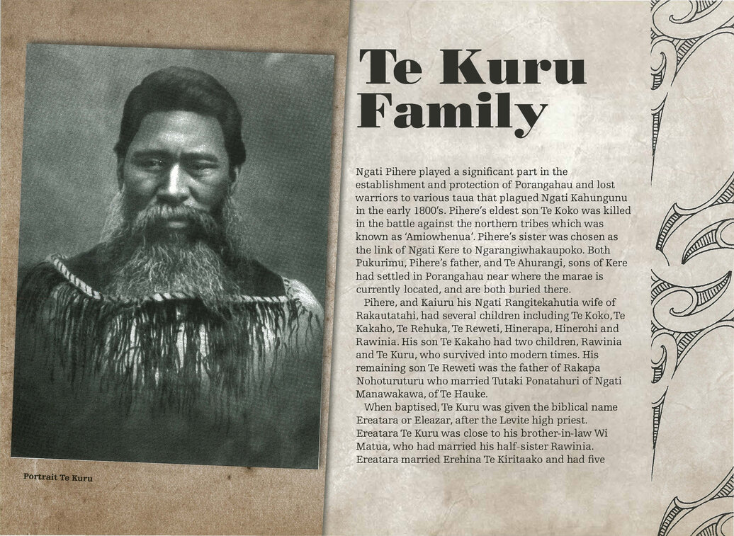 Biography: Te Kuru Family