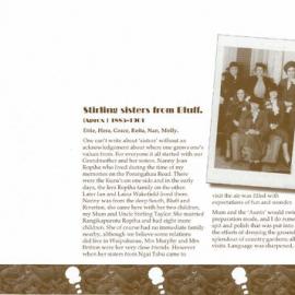 Biography: Stirling sisters from Bluff