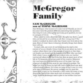 Biography: McGregor Family